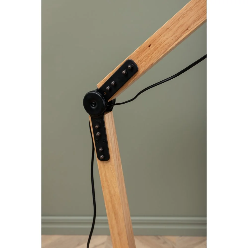 Skånska Möbelhuset Swift Golvlampa - Trä/svart - Bild 6