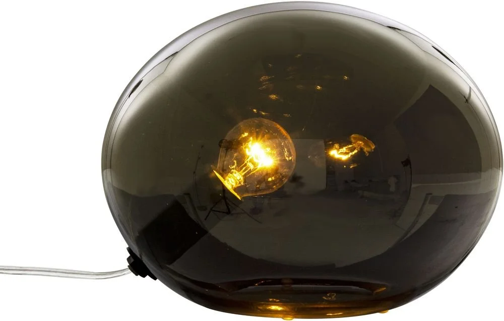Aneta Lightning Bordslampa Globus - Rökgrå