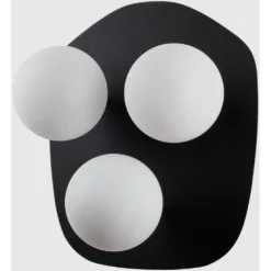 Skånska Möbelhuset Well Vägglampa 11716 - Svart/vit