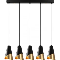 Skånska Möbelhuset Pacman Taklampa 6261 - Svart/guld