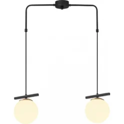 Skånska Möbelhuset Ozon Taklampa 6271 - Svart/vit