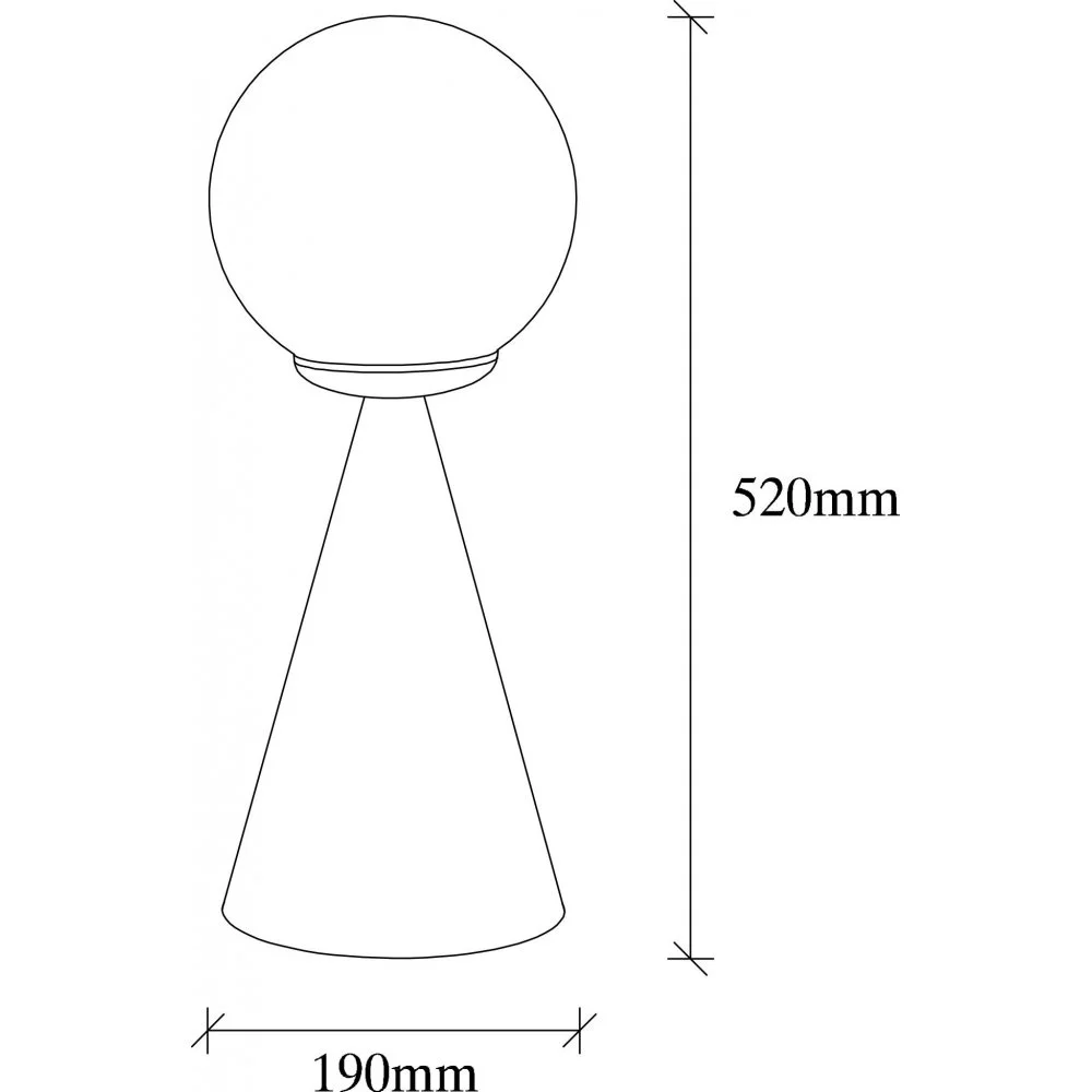 Skånska Möbelhuset Gondol Bordslampa - Vit - Bild 4