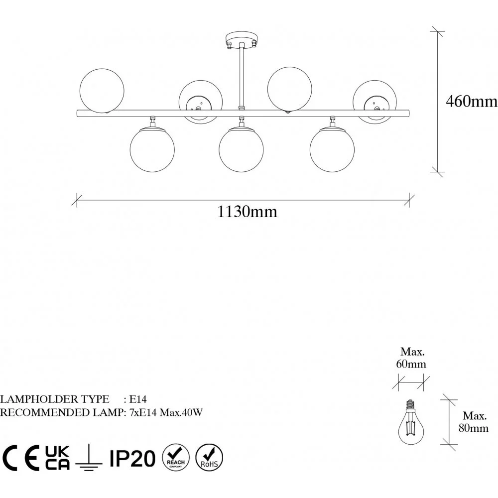 Skånska Möbelhuset Fasett Taklampa 10541 - Vintage - Bild 4