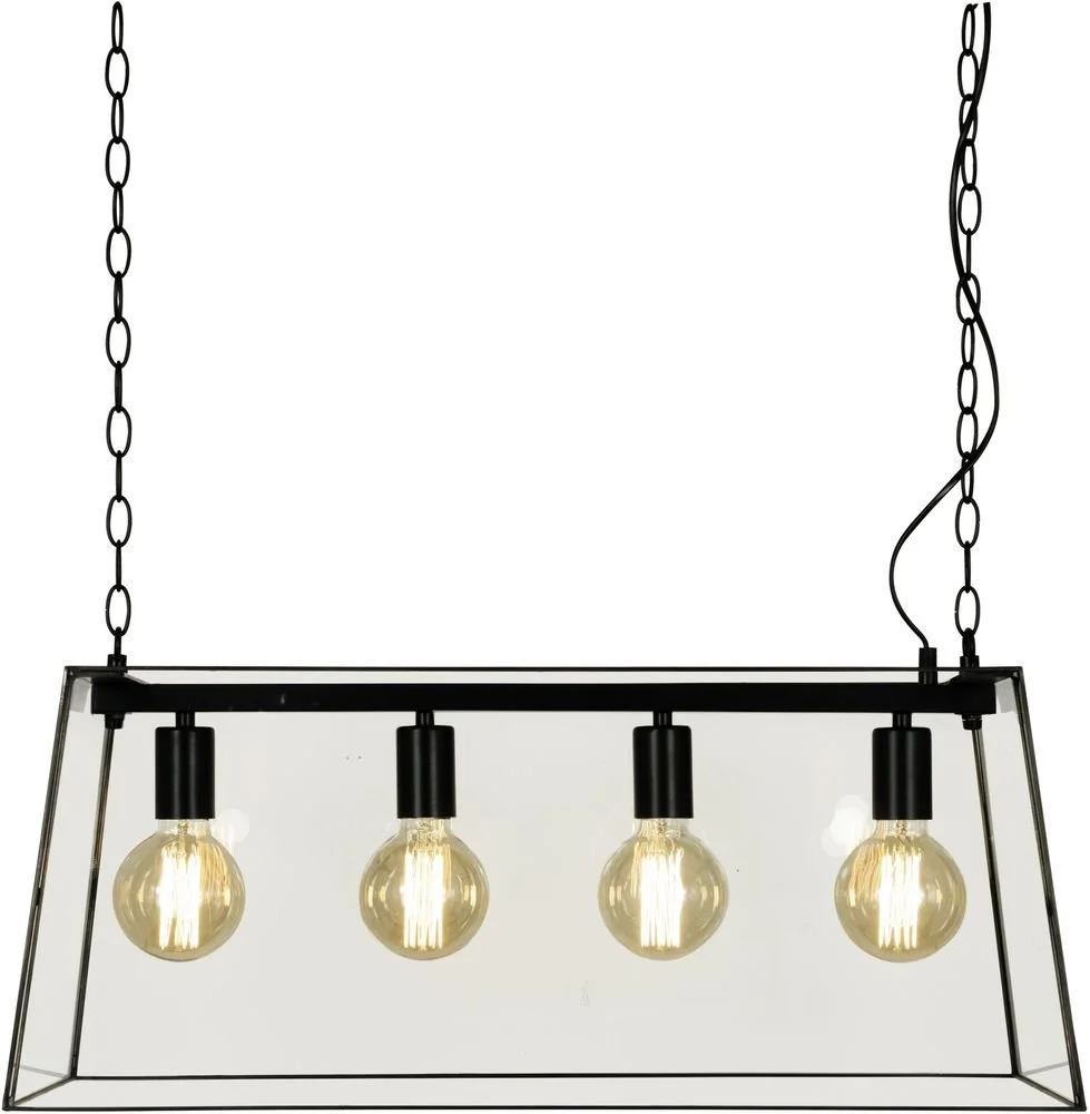 Aneta Lightning Taklampa Diplomat - Svart/klar