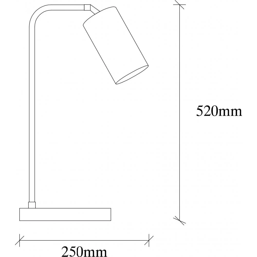 Skånska Möbelhuset Emerald Bordslampa - Svart/vintage - Bild 4