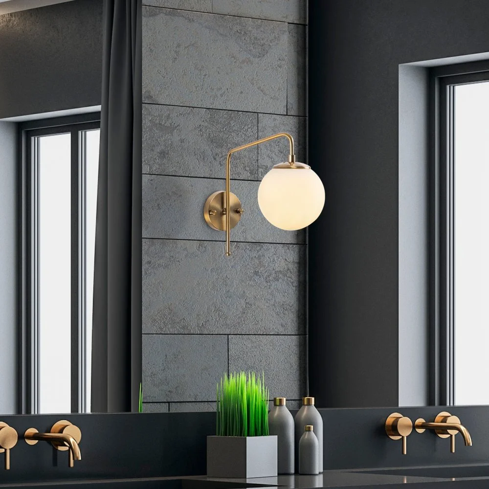 Skånska Möbelhuset Viran Vägglampa 10945 - Vintage/vit - Bild 2