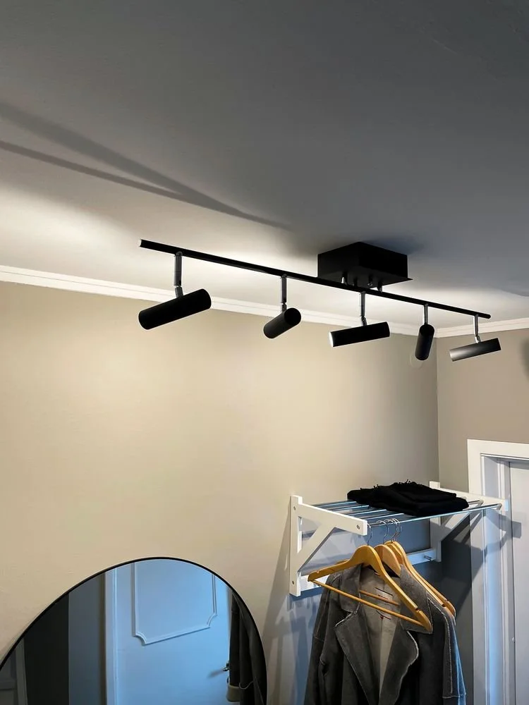 Aneta Lightning Spotlight Artic - Svart/stål - Bild 2