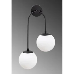 Skånska Möbelhuset Klenod Vägglampa 10575 - Svart/vit