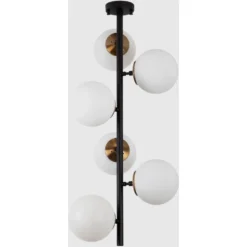 Skånska Möbelhuset Fasett Taklampa 10445 - Svart/antik/vit