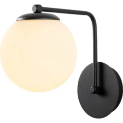 Skånska Möbelhuset Daisy Vägglampa 147-A - Svart