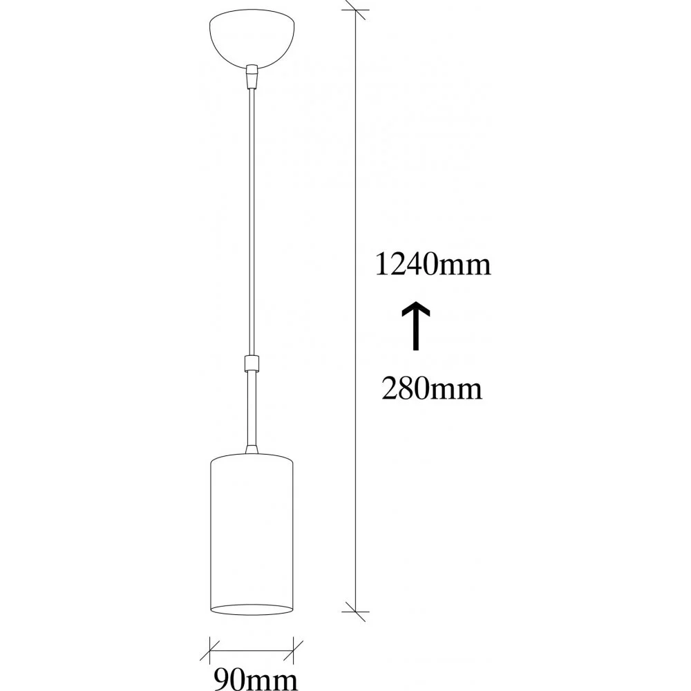 Skånska Möbelhuset Ken Taklampa 6397 - Svart/nickel - Bild 3