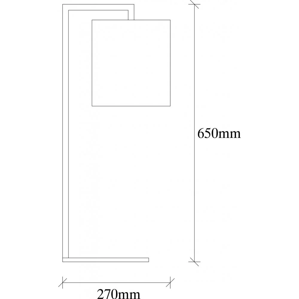 Skånska Möbelhuset Profil Bordslampa - Vit/svart - Bild 4