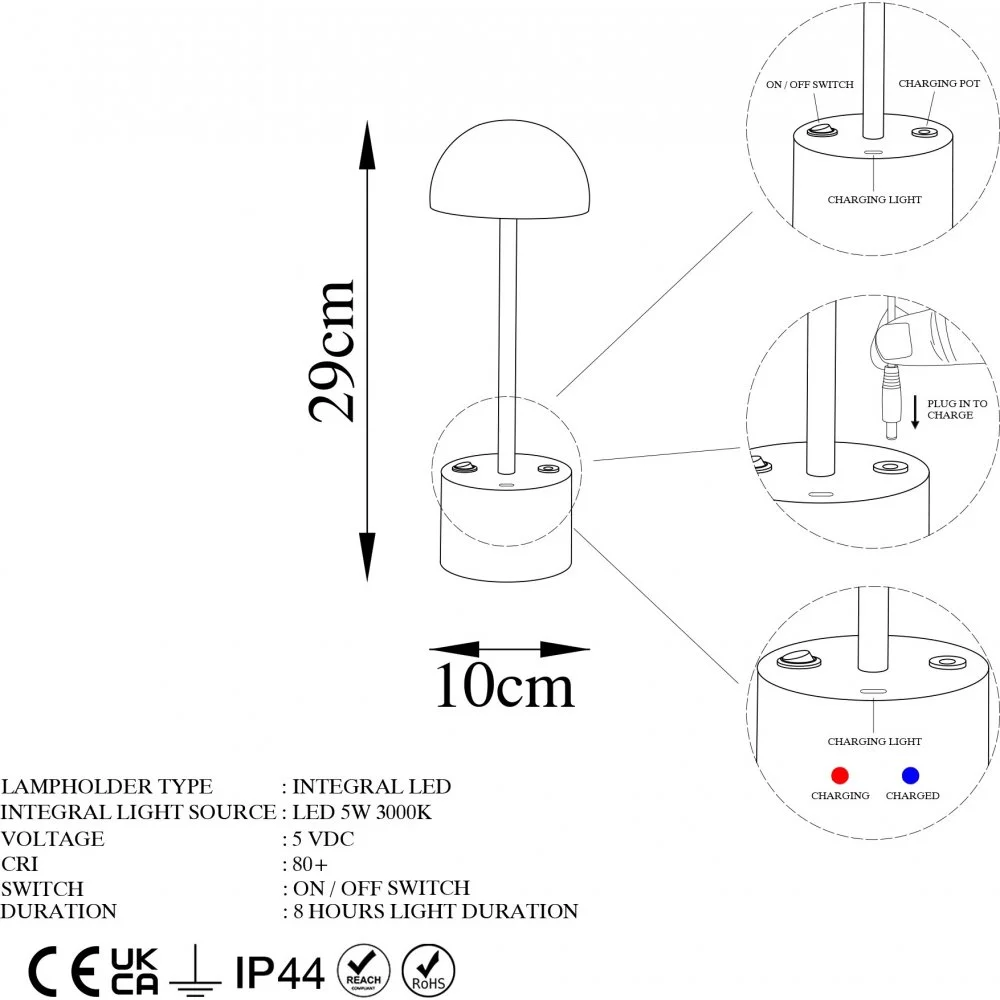 Skånska Möbelhuset Seppo Bordslampa - Vintage - Bild 4