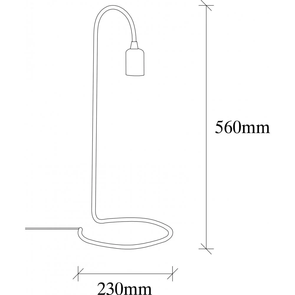 Skånska Möbelhuset Yllan Bordslampa Klar - Svart - Bild 6