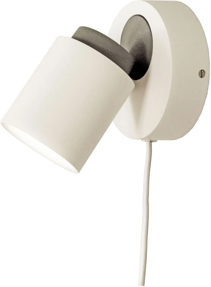 Aneta Lightning Väggspotlight Rollo - Vit