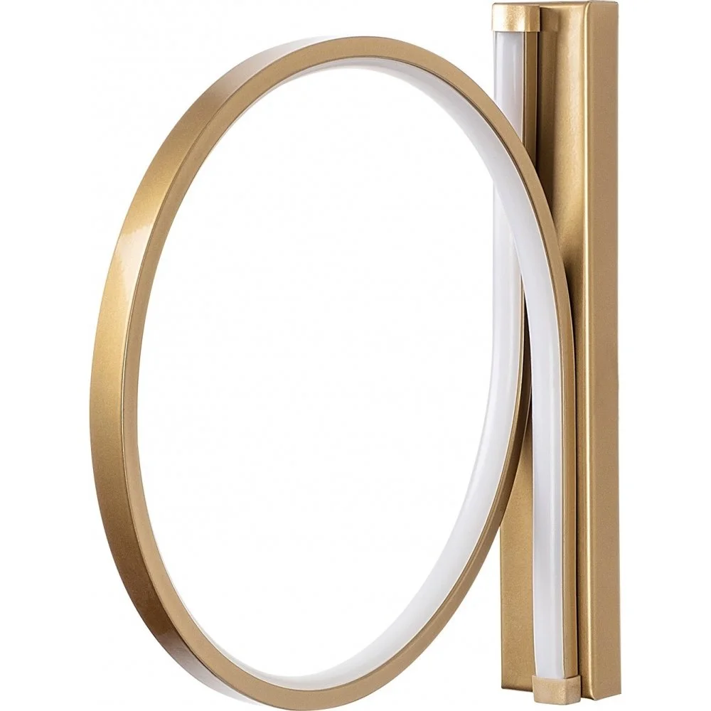 Skånska Möbelhuset Haldur Vägglampa Loop - Guld