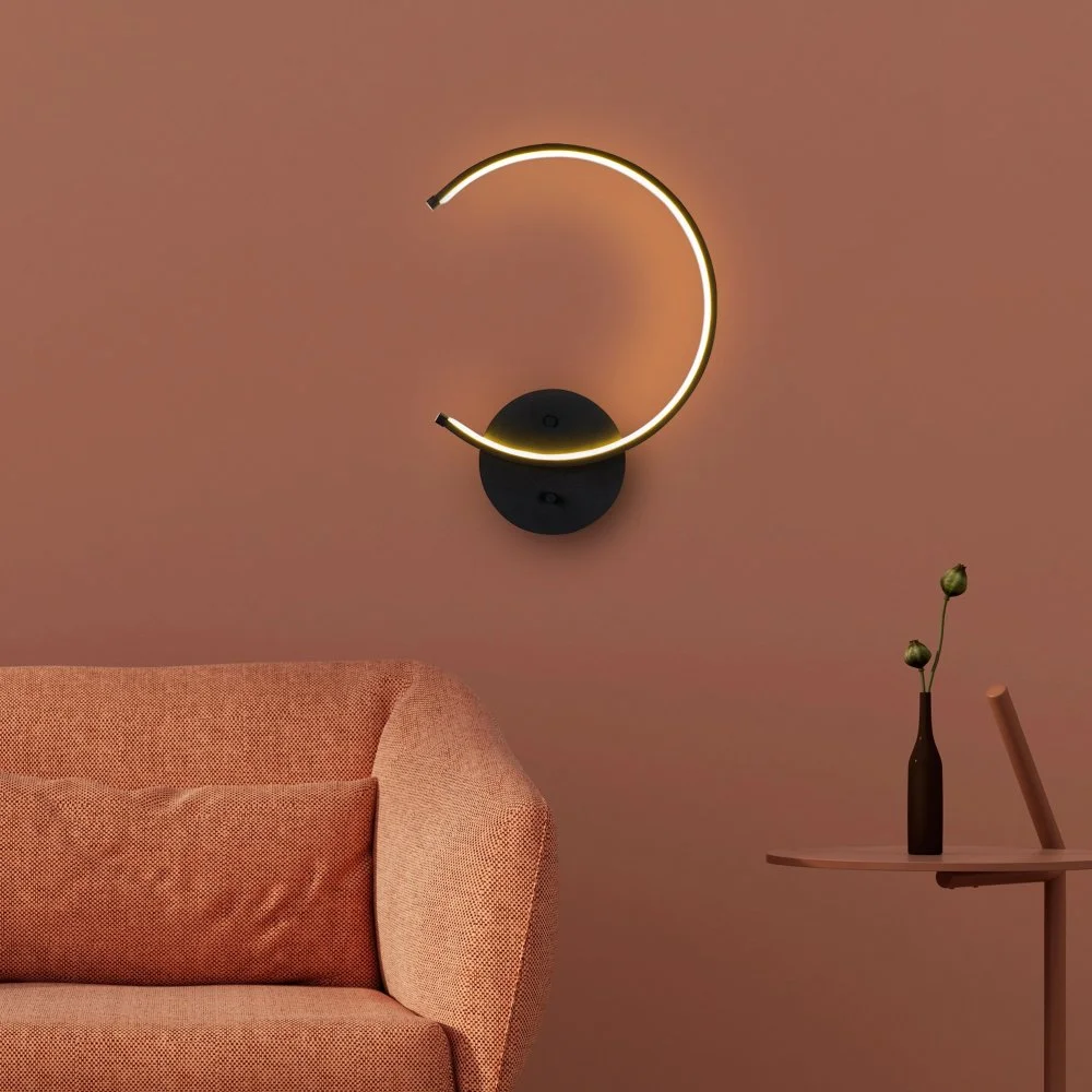 Skånska Möbelhuset Luno Vägglampa - Svart - Bild 2