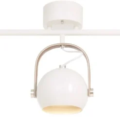 Aneta Lightning Spotlight Bow - Vit/brun/silver