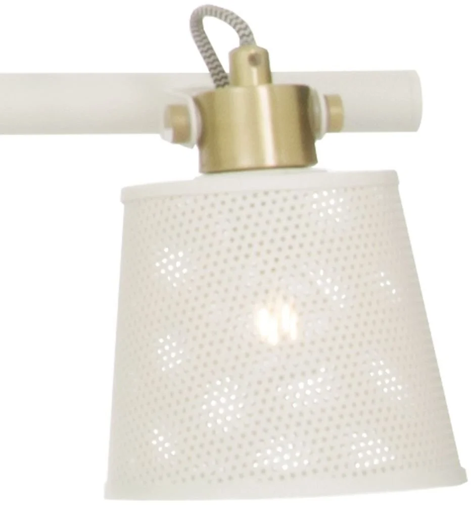 Aneta Lightning Taklampa Frapino - Vit/matt Mässing - Bild 3