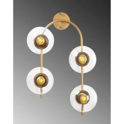 Skånska Möbelhuset Klenod Vägglampa 10600 - Guld